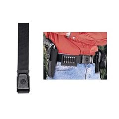 Uncle Mike's Deluxe Duty Belt in Black Textured Nylon - 50