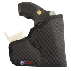 Desantis Gunhide Nemesis Inside The Pocket Ambidextrous-Hand Pocket  Holster for Smith & Wesson Bodyguard .38/Ruger LCR in Black (2.25") - M33BJN3ZO