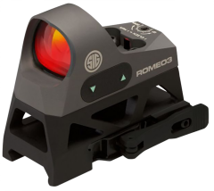 Sig Sauer Romeo3 1x25mm Sight in Graphite - SOR31002