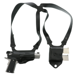 Galco International Miami Classic II Right-Hand Shoulder Holster for 1911 in Black (5") - MCII212B