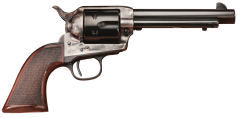 Taylors & Co The Smoke Wagon .45 Long Colt 6-Shot 4.75" Revolver in Blued (Deluxe) - 4109DE