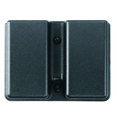 Uncle Mike's Double Row Single Magazine Case in Black Textured Kydex - 50361