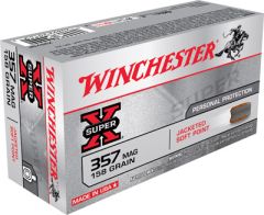 Winchester Super-X .357 Remington Magnum Jacketed Soft Point, 158 Grain (50 Rounds) - X3575P