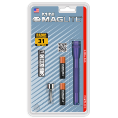 MagLite Mini Mag Flashlight in Purple (5.75") - M3A986