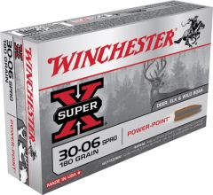 Winchester Super-X .30-06 Springfield Power-Point, 180 Grain (20 Rounds) - X30064