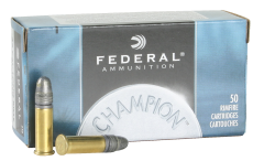 Federal Cartridge Champion .22 Long Rifle Solid, 40 Grain (50 Rounds) - 510