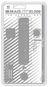MagLite XL Flashlight in Black (4.8") - XL200S3016