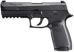 Sig Sauer P320 Full Size 9mm 17+1 4.7" Pistol in Black Nitron (SIGLITE Night Sights) - 320F9BSS