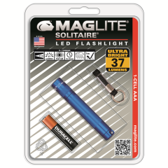 MagLite Solitaire Keychain Flashlight in Blue (3.1875") - SJ3A116