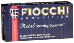 Fiocchi Ammunition .45 Long Colt Lead Round Nose Flat Point, 250 Grain (50 Rounds) - 45LCCA