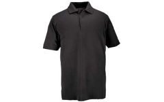 5.11 Tactical Professional Men's Short Sleeve Polo in Black - Medium