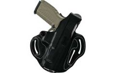 Desantis Gunhide 1 Thumb Break Scabbard Right-Hand Belt Holster for Sig Sauer P229R in Black Leather (3.9") - 001BAF4Z0