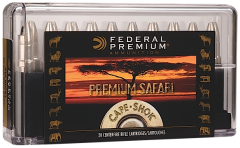 Federal Cartridge Cape-Shok Dangerous Game .370 Sako Magnum Woodleigh Hydro Solid, 286 Grain (20 Rounds) - P370WH