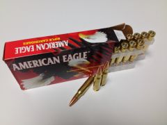 Federal Cartridge American Eagle Target .308 Winchester/7.62 NATO Boat Tail Metal Case, 150 Grain (20 Rounds) - AE308D
