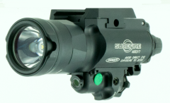 Surefire X400UHAGN X400 Ultra WeaponLight with Green Laser 600 Lumens 123A Lithium (2) Black