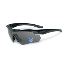 Black frame with a high-impact Polarized Gray lens, Small zippered hard case & microfiber cleaning pouch
