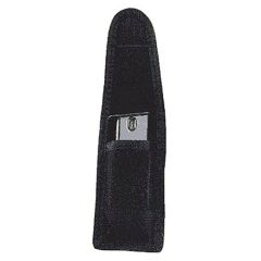 Uncle Mike's Magazine Pouch/Knife in Black Textured Cordura Nylon - 8832
