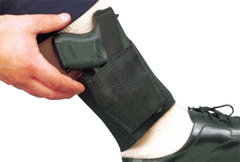 Desantis Gunhide Apache Right-Hand Ankle Holster for Beretta Nano/Ruger LC9 in Black (3.07") - 062BAMAZ0