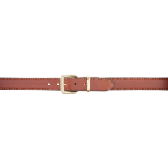 Aker Leather Reinforced Dress/Gun Lined Belt in Tan - 34