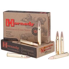Hornady Dangerous Game InterLock 9.3X62 Mauser Spire Point Recoil Proof, 286 Grain (20 Rounds) - 82303