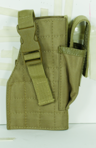 Tactical Molle Holster w/ Attached Mag Pouch Color: Coyote Hand: Right Handed - 25-0029007001