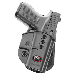 Fobus USA Evolution Left-Hand Paddle Holster for Glock 43 in Black - GL43NDLH