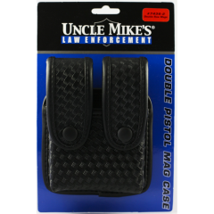 Uncle Mike's Fitted Pistol Magazine Case Magazine Pouch in Mirage Basketweave - 74362