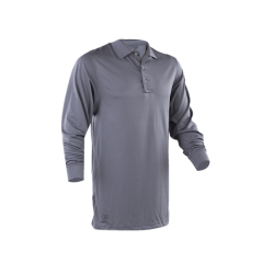Tru Spec 24-7 Men's Long Sleeve Polo in Steel Grey - X-Large