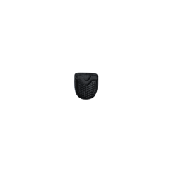 Boston Leather Open Top Cuff Case in Black Basket Weave - 5515-3