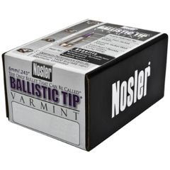 Nosler Spitzer Varmint Ballistic Tip 6MM Cal 55 Grain 100/Box 24055