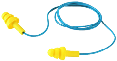 3M Peltor 97317 Corded Earplugs 33dB Blue/Yellow 1 Pair