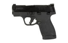 Smith & Wesson M&P Shield Plus .30 Super Carry 16+1 3.10" Pistol in Black (Optic Ready Stainless Steel Slide + Manual Thumb Safety) - 13473