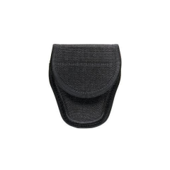 Bianchi Covered Handcuff Case in Black Ballistic Weave - 23013