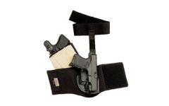 Galco International Ankle Glove Right-Hand Ankle Holster for FN Herstal FNS 9/40 in Black (4") - AG226B
