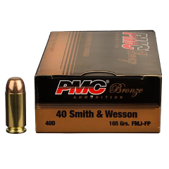 PMC Ammunition Battle Pack .40 S&W Full Metal Jacket, 165 Grain (300 Rounds) - 40DBP