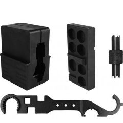 Aim Sports Inc Atarak AR15/M4 Armorer's Kit Vise Blocks Wrench Sight Tool Plastic/Steel ATARAK