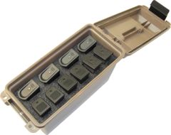 MTM Molded Products Tactical Magazine Can - Holds 10 Double Stack Hand Gun Magazines TMCHG