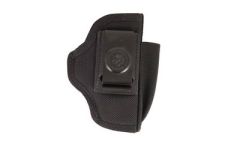 Desantis Gunhide N87 Pro Stealth Right-Hand Belt Holster for Glock 26, 27 in Black Leather (W/ Crimson Trace) -