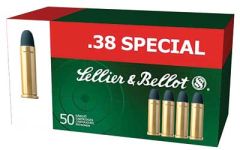 Magtech Ammunition .38 Special Lead Round Nose, 158 Grain (50 Rounds) - SB38A