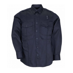 5.11 Tactical PDU Class B Men's Long Sleeve Uniform Shirt in Dark Navy - 2X-Large