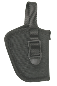 Blackhawk 73NH08BKL Hip Holster Left Hand Size 8 Black Nylon - 73NH08BKL