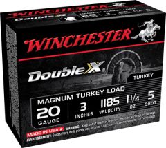 Winchester Supreme XX Turkey .20 Gauge (3") 5 Shot Lead (10-Rounds) - X203XCT5