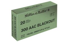 Magtech Ammunition .300 AAC Blackout Full Metal Jacket, 147 Grain (20 Rounds) - 300BLKB