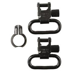 Uncle Mikes 1" Black Quick Detach Sling Swivels For Most .22 Caliber Rifles 13412