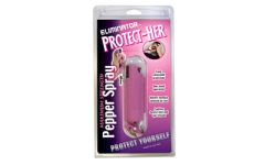 Ps Products Protect-her Pepper Spray, 1/2 Oz, With Pink Hard Case Ehc14ph-c