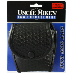 Uncle Mike's Handcuff Case in Mirage Basket Weave - 74572
