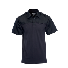 5.11 Tactical PDU Rapid Men's Short Sleeve Polo in Midnight Navy - Medium