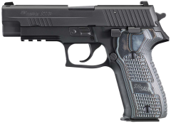 Sig Sauer P226 Full Size Extreme CA Compliant 9mm 10+1 4.4" Pistol in Black Nitron (Black/Grey Hogue G10 Extreme Grip) - 226R9XTMBLKGRYCA