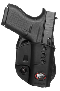 Fobus USA Evolution Left-Hand Paddle Holster for Glock 42 in Black - GL42NDLH