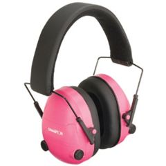 Champion Adjustable Electronic Earmuffs 25dB NRR Pink 40975